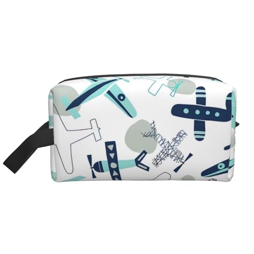 Kosmetik-Organizer mit Flugzeug und großer Kapazität, Reise-Make-up-Tasche für Frauen von BYwenhopnbs