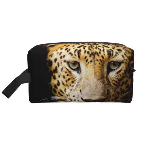 Kosmetik-Organizer mit Tier-Geparden-Motiv, große Kapazität, Reise-Make-up-Tasche für Damen von BYwenhopnbs
