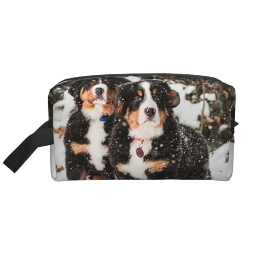 Lustiger Berner Sennenhund, Kosmetik-Organizer mit großer Kapazität, Reise-Make-up-Tasche für Frauen von BYwenhopnbs