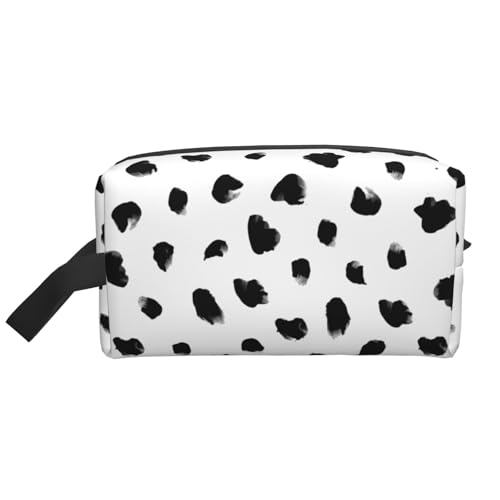 Malerischer Dalmatiner-Tierdruck, Kosmetik-Organizer mit großer Kapazität, Reise-Make-up-Tasche für Damen von BYwenhopnbs