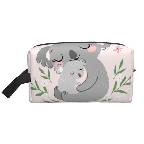 Niedliche Koala-Mama und Baby, Kosmetik-Organizer mit großer Kapazität, Reise-Make-up-Tasche für Frauen von BYwenhopnbs