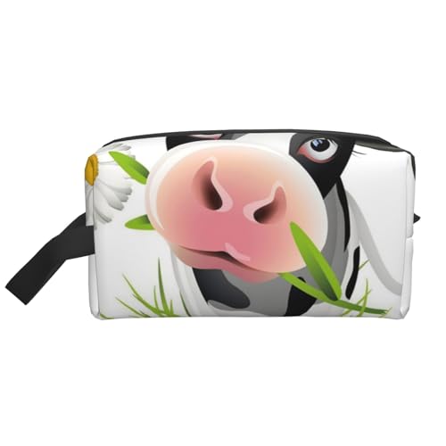Niedliche Kuh (3) Kosmetik-Organizer mit großem Fassungsvermögen, Reise-Make-up-Tasche für Damen von BYwenhopnbs