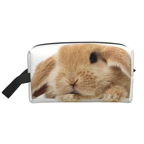 Niedlicher Kaninchen-Kosmetik-Organizer mit großer Kapazität, Reise-Make-up-Tasche für Frauen von BYwenhopnbs