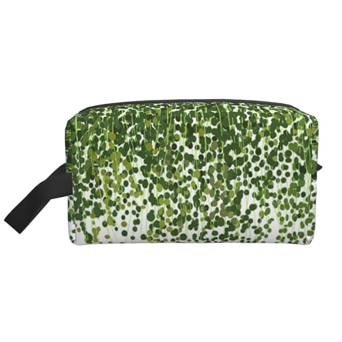 Realistische Efeupflanze isoliert auf der Natur. Kosmetik-Organizer mit großer Kapazität, Reise-Make-up-Tasche für Frauen von BYwenhopnbs