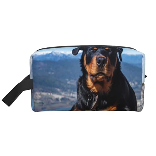 Rottweiler Clloch Kosmetik-Organizer mit großer Kapazität, Reise-Make-up-Tasche für Frauen von BYwenhopnbs
