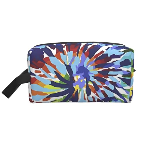 Trippy Tye Dye Kosmetik-Organizer mit großer Kapazität, Reise-Make-up-Tasche für Frauen von BYwenhopnbs