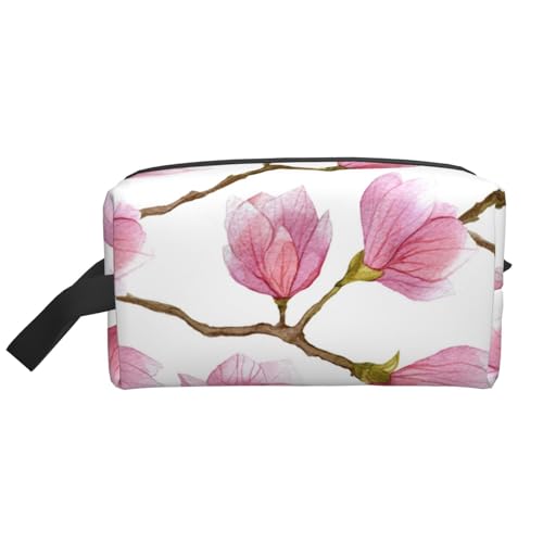 White Magnolia Kosmetik-Organizer mit großer Kapazität, Reise-Make-up-Tasche für Damen von BYwenhopnbs