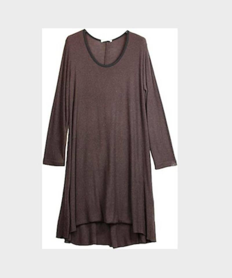 BZNA A-Linien-Kleid Wollkleid Lana Wolle Strickkleid Tunika von BZNA