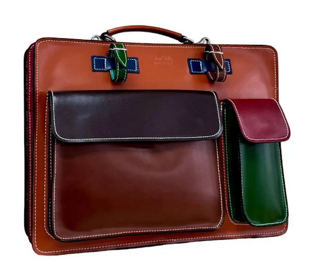 BZNA Aktentasche Siria Designer Handtasche Business Bunt Tasche von BZNA