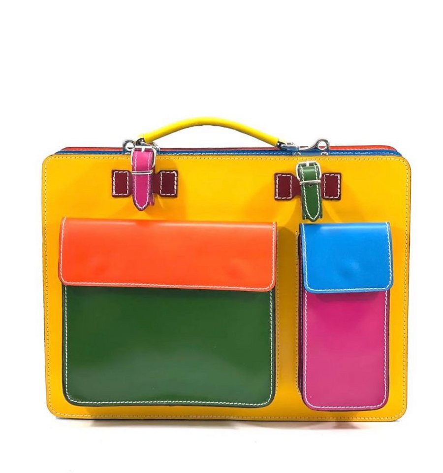 BZNA Aktentasche Siria Designer Handtasche Business Bunt Tasche von BZNA