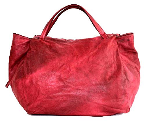 BZNA Bag Diana rot Italy Designer Damen Handtasche Schultertasche Tasche Leder Shopper Neu von BZNA