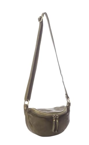 BZNA Bag Julia Grün Italy Designer Umhängetasche Fanny Bag Schultertasche Tasche Leder Neu von BZNA