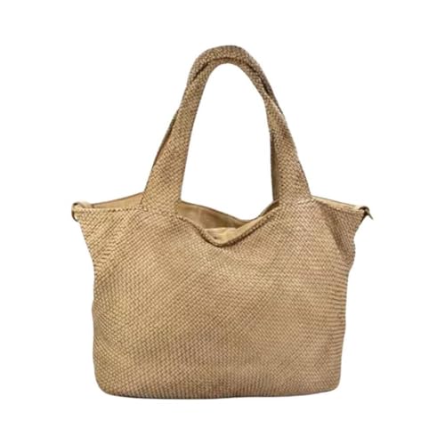 BZNA Bag Sana Taupe Italy Designer Damen Handtasche Schultertasche Tasche Leder Shopper Neu von BZNA