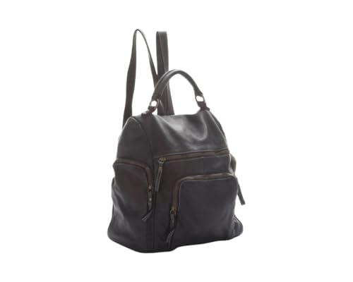 BZNA Bag Stella nero Backpacker Designer Rucksack Damenhandtasche Schultertasche Leder Nappa sheep ItalyNeu von BZNA