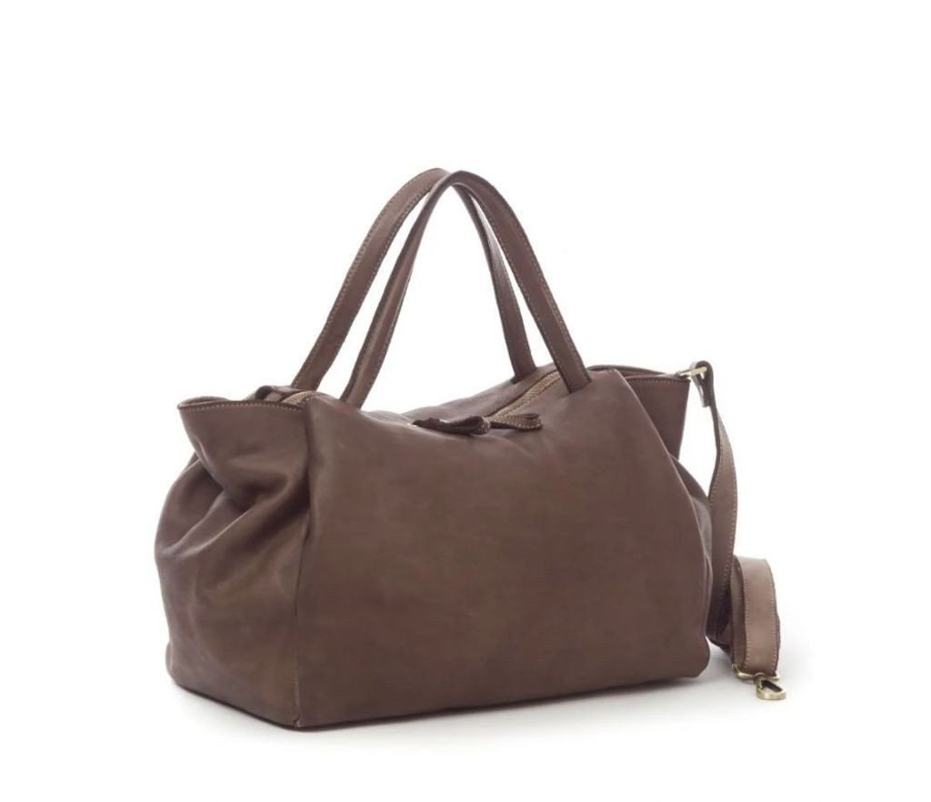 BZNA Handtasche Dianan Designer Tasche Ledertasche kurze Tagegriffe - Vintage, weiches Leder von BZNA