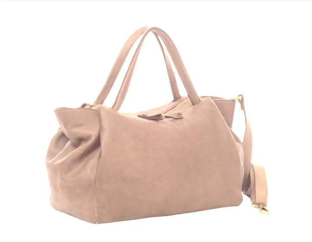 BZNA Handtasche Dianan Designer Tasche Ledertasche kurze Tagegriffe - Vintage, weiches Leder von BZNA