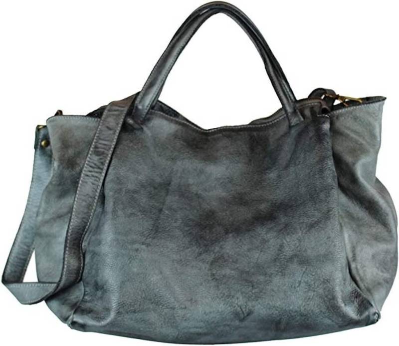 BZNA Handtasche Dianan Designer Tasche Ledertasche kurze Tagegriffe - Vintage, weiches Leder von BZNA