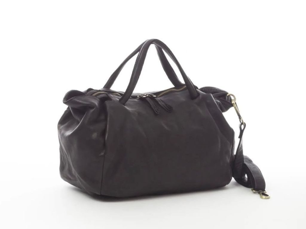 BZNA Handtasche Dianan Designer Tasche Ledertasche kurze Tagegriffe - Vintage, weiches Leder von BZNA