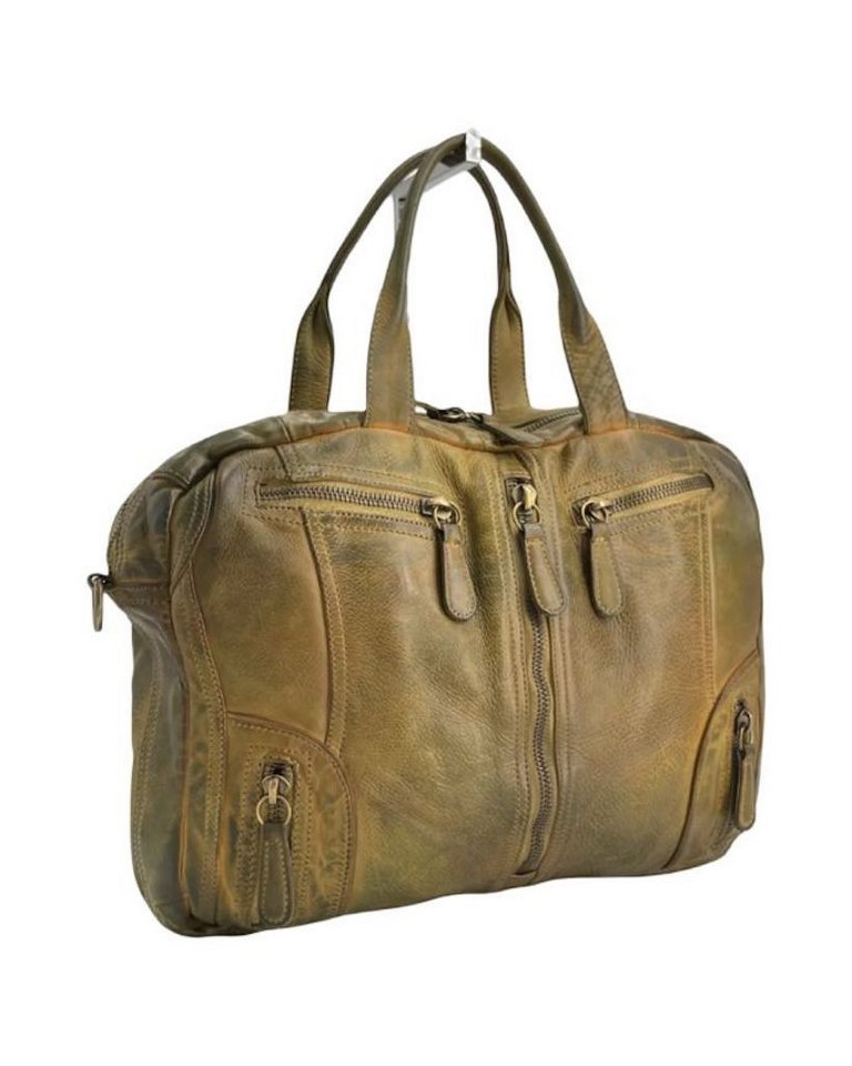 BZNA Handtasche Simsa Designer Business Damen Ledertasche Schultertasche von BZNA