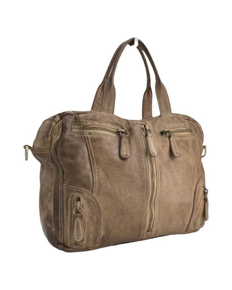 BZNA Handtasche Simsa Designer Business Damen Ledertasche Schultertasche von BZNA