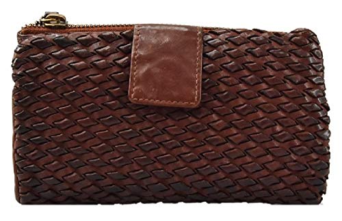 BZNA Karla Cognac Geldbörse Portemonnaie Wallet Leather Leder Geldbeutel Damen Neu Vintage von BZNA