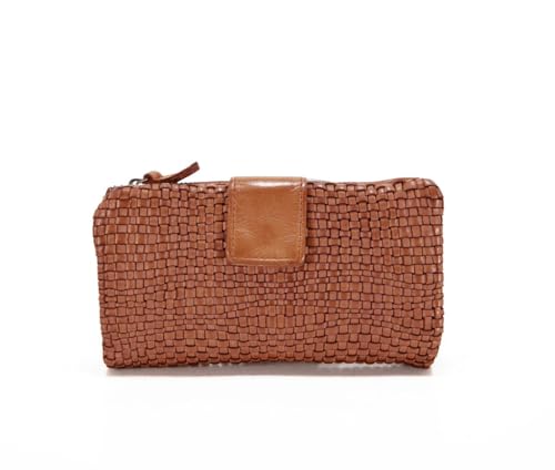 BZNA Karla Cognac Geldbörse Portemonnaie Wallet Leather Leder Geldbeutel Damen Neu Vintage von BZNA