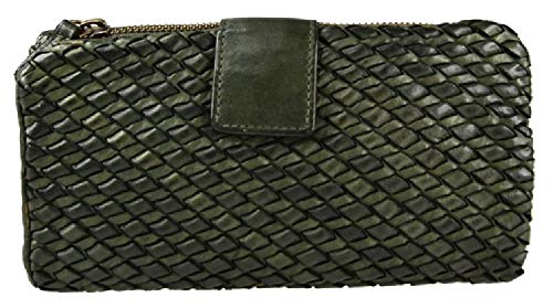 BZNA Karla grün Geldbörse Portemonnaie Wallet Leather Leder Geldbeutel Damen Neu Vintage von BZNA