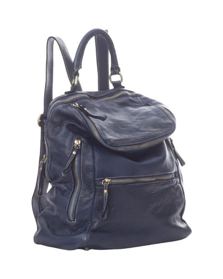 BZNA Rucksack Ben Designer Leder Backpacker, viele Fächer von BZNA