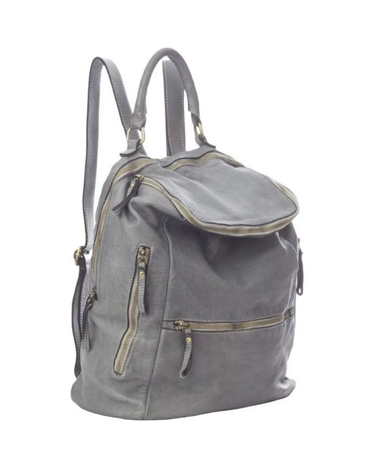 BZNA Rucksack Ben Designer Leder Backpacker, viele Fächer von BZNA