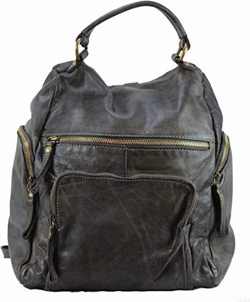 BZNA Rucksack Stella Backpacker Designer Rucksack Damenhandtasche, Echtes Leder von BZNA