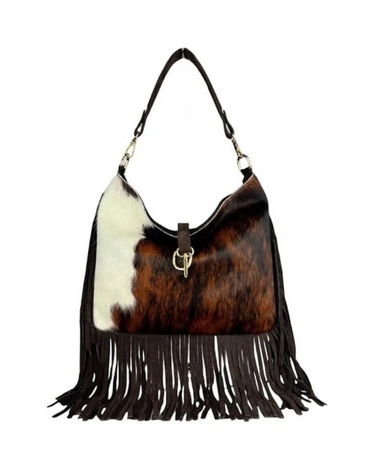 BZNA Schultertasche Allegra Narina Designer Cavalino Damen Shopper Tasche Leder Fell von BZNA