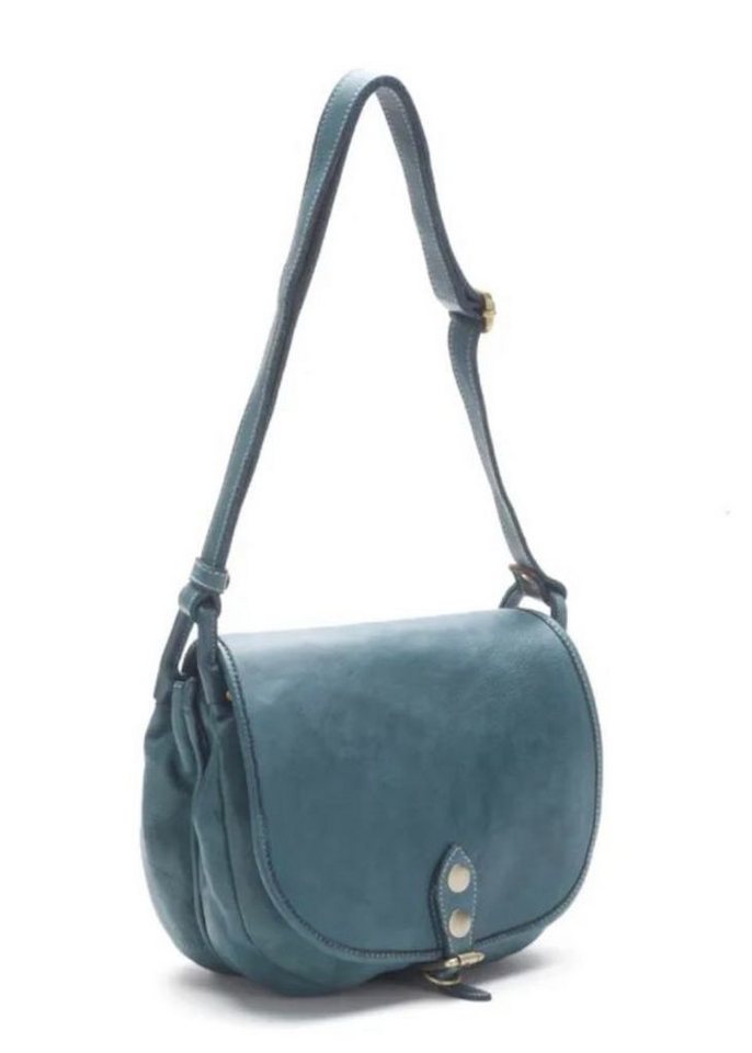 BZNA Schultertasche Taina Italy Designer Handtasche Ledertasche Umhängetasche, glattes Leder von BZNA