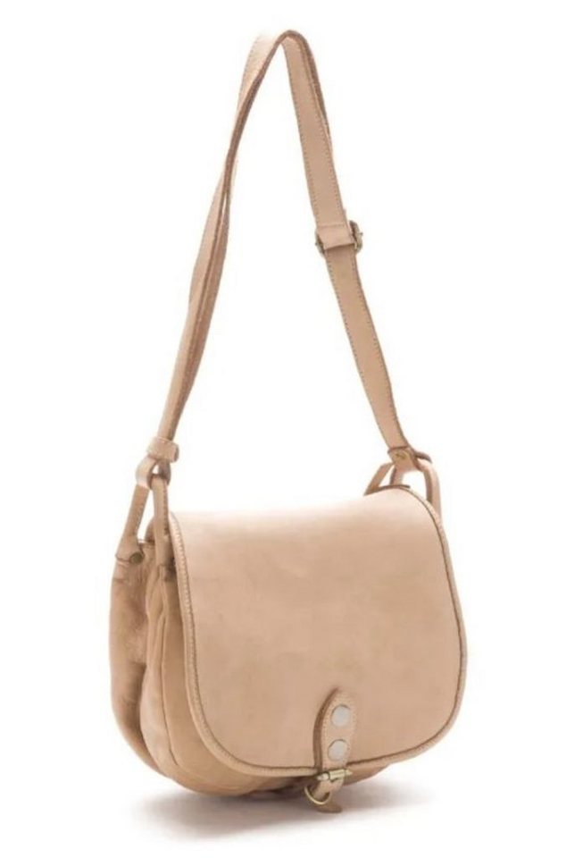 BZNA Schultertasche Taina Italy Designer Handtasche Ledertasche Umhängetasche, glattes Leder von BZNA