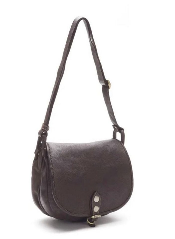 BZNA Schultertasche Taina Italy Designer Handtasche Ledertasche Umhängetasche, glattes Leder von BZNA