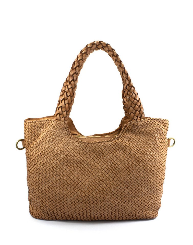 BZNA Schultertasche Yasmin Italy Designer Messenger Damen Handtasche Shopper von BZNA