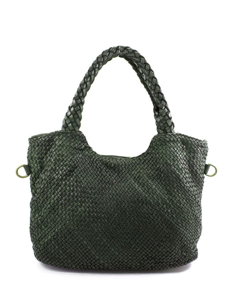 BZNA Schultertasche Yasmin Italy Designer Messenger Damen Handtasche Shopper von BZNA