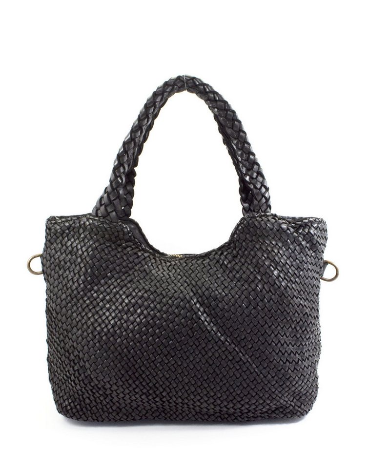 BZNA Schultertasche Yasmin Italy Designer Messenger Damen Handtasche Shopper von BZNA