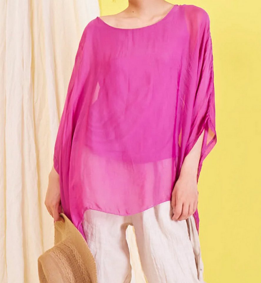 BZNA Seidenbluse Tunika Seidentunika Fledermaus Ärmel von BZNA