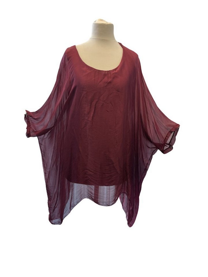 BZNA Seidenbluse Tunika Seidentunika Fledermaus Ärmel von BZNA