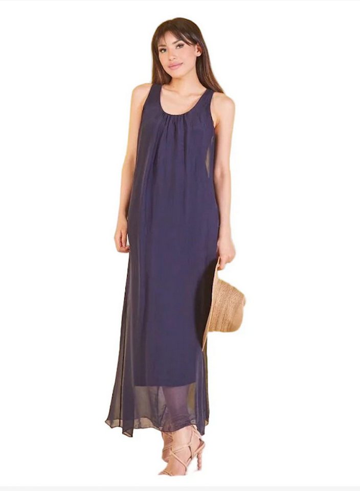 BZNA Sommerkleid Langes elegantes ärmeloses Kleid aus Seidenchiffon Seidenkleid BZNA Sommerkleid Langes elegantes ärmeloses Kleid aus Seidenchiffon Seidenkleid von BZNA