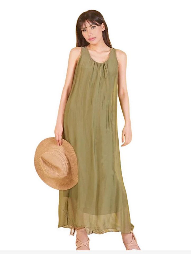 BZNA Sommerkleid Langes elegantes ärmeloses Kleid aus Seidenchiffon Seidenkleid BZNA Sommerkleid Langes elegantes ärmeloses Kleid aus Seidenchiffon Seidenkleid von BZNA
