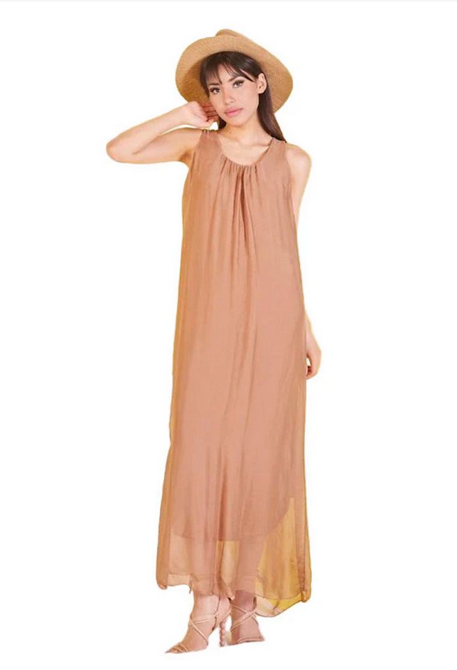 BZNA Sommerkleid Langes elegantes ärmeloses Kleid aus Seidenchiffon Seidenkleid BZNA Sommerkleid Langes elegantes ärmeloses Kleid aus Seidenchiffon Seidenkleid von BZNA