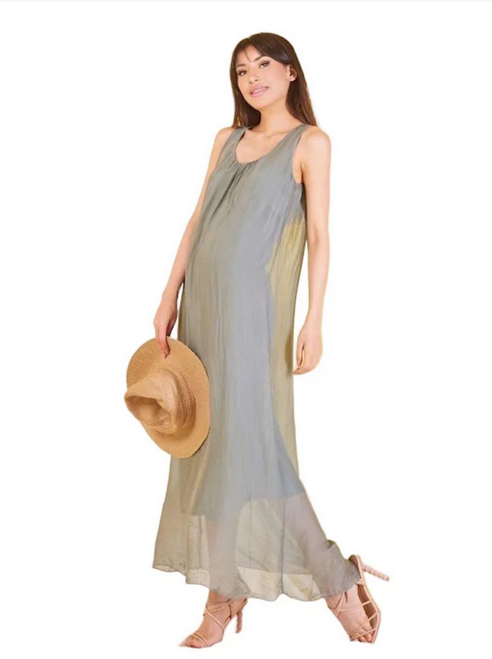 BZNA Sommerkleid Langes elegantes ärmeloses Kleid aus Seidenchiffon Seidenkleid BZNA Sommerkleid Langes elegantes ärmeloses Kleid aus Seidenchiffon Seidenkleid von BZNA