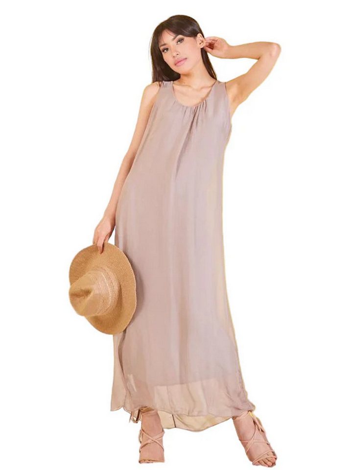 BZNA Sommerkleid Langes elegantes ärmeloses Kleid aus Seidenchiffon Seidenkleid BZNA Sommerkleid Langes elegantes ärmeloses Kleid aus Seidenchiffon Seidenkleid von BZNA