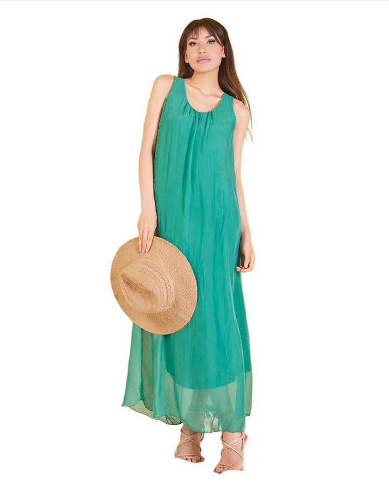 BZNA Sommerkleid Langes elegantes ärmeloses Kleid aus Seidenchiffon Seidenkleid BZNA Sommerkleid Langes elegantes ärmeloses Kleid aus Seidenchiffon Seidenkleid von BZNA