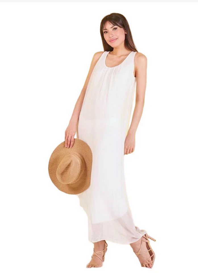 BZNA Sommerkleid Langes elegantes ärmeloses Kleid aus Seidenchiffon Seidenkleid BZNA Sommerkleid Langes elegantes ärmeloses Kleid aus Seidenchiffon Seidenkleid von BZNA