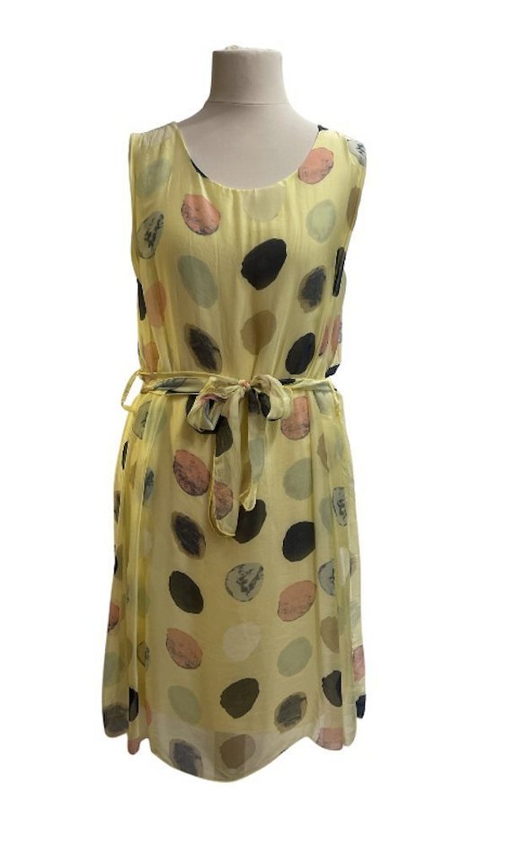 BZNA Sommerkleid Seidenkleid Sommer Dress Pünktchen Kleid elegant von BZNA