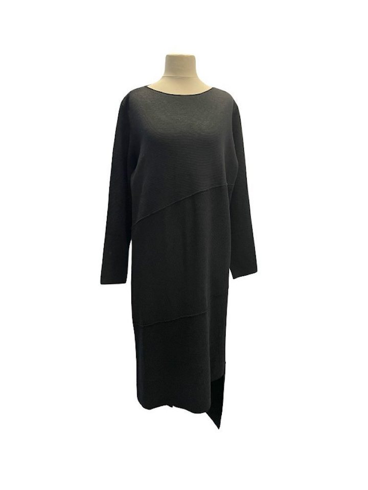 BZNA Strickkleid Bara Asymmetrisches Kleid Longpulli Tunikakleid von BZNA