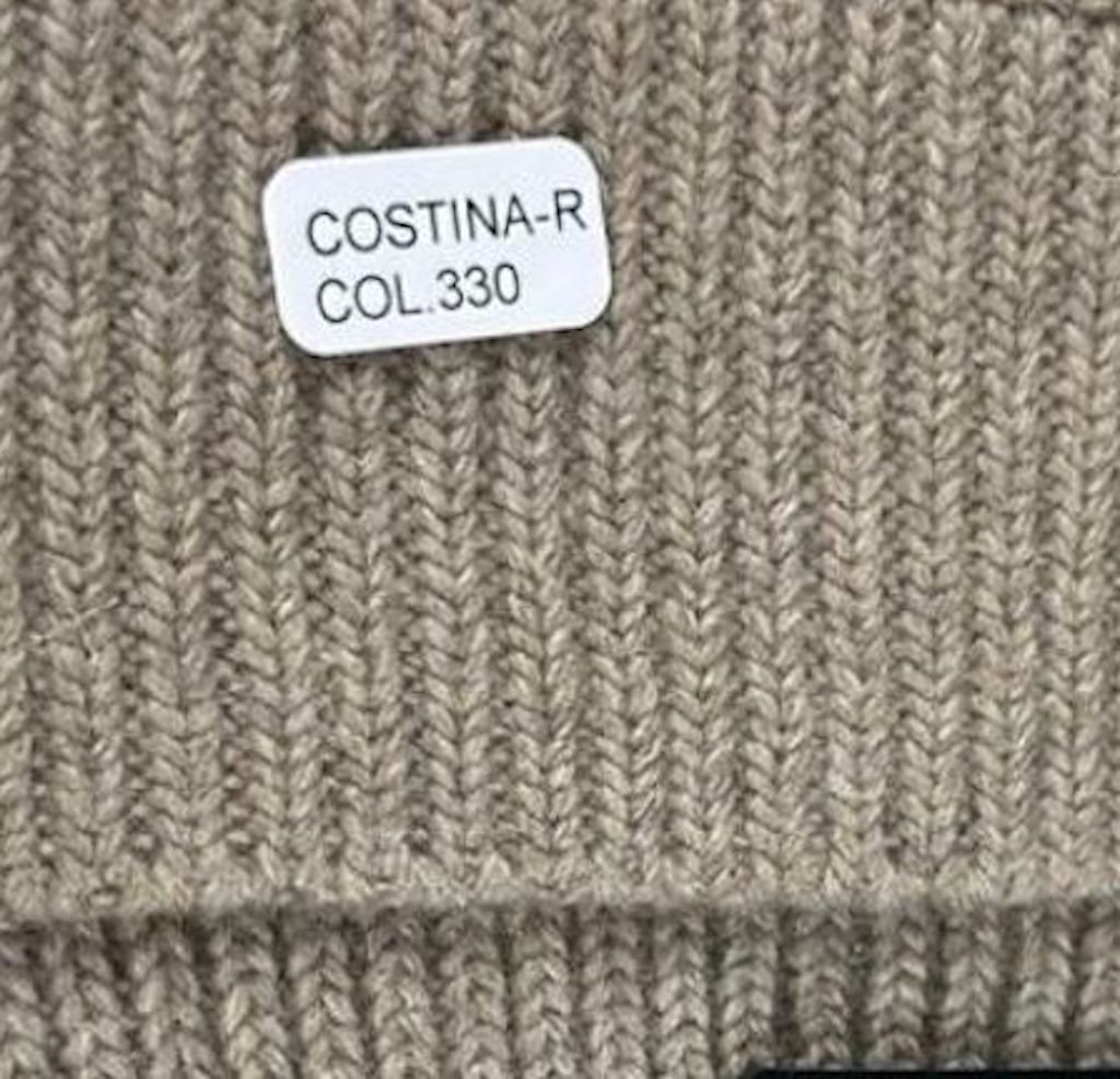 BZNA Strickmütze BZNA Wollmütze 10 % Kashmir - Mischung Rippstrickmütze gerippter Umschlag von BZNA