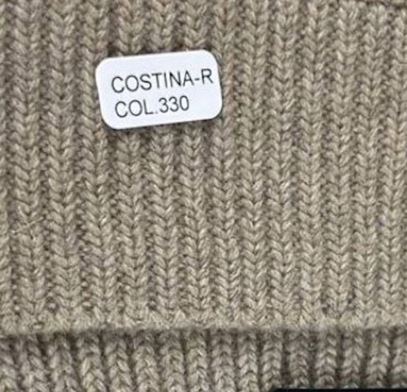 BZNA Strickmütze BZNA Wollmütze 10 % Kashmir - Mischung Rippstrickmütze gerippter Umschlag von BZNA